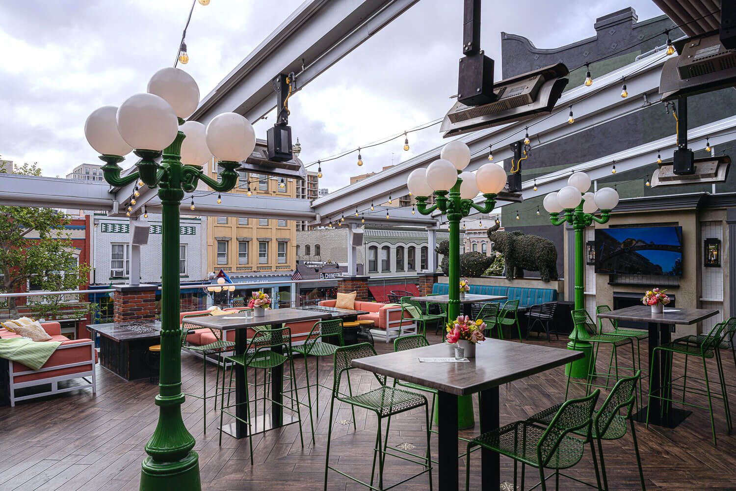 Rustic Root rooftop lounge